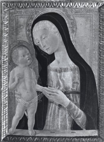 Accademia Carrara — Landi Neroccio de' - sec. XV - Madonna con Bambino — insieme